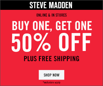 Steve Madden Promo Code, Buy One, Get 